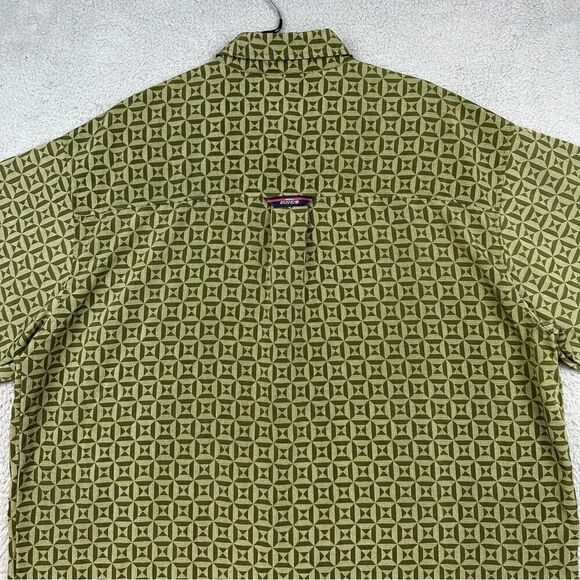 Willie Esco Shirt Mens‎ 2XL Green Long Sleeve Button Front Casually Hawaiian - Picture 7 of 12